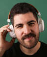 Laser Engraved TerraTone Recycled Wireless Bluetooth Headphones