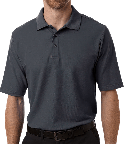 Core 365 Tall Resolve Recycled UPF 40+ Performance Pique Polo - Printed in Carbon