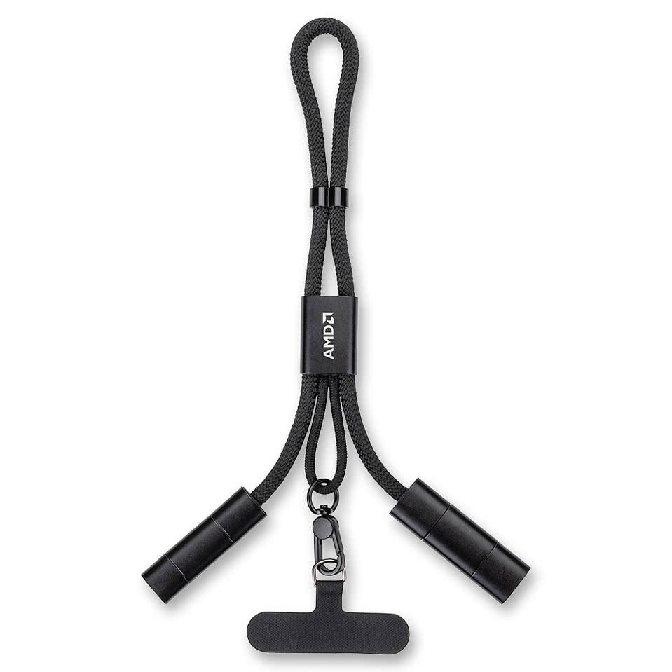 Arowana Multi-Charge Wristlet Lanyard w/Phone Holder