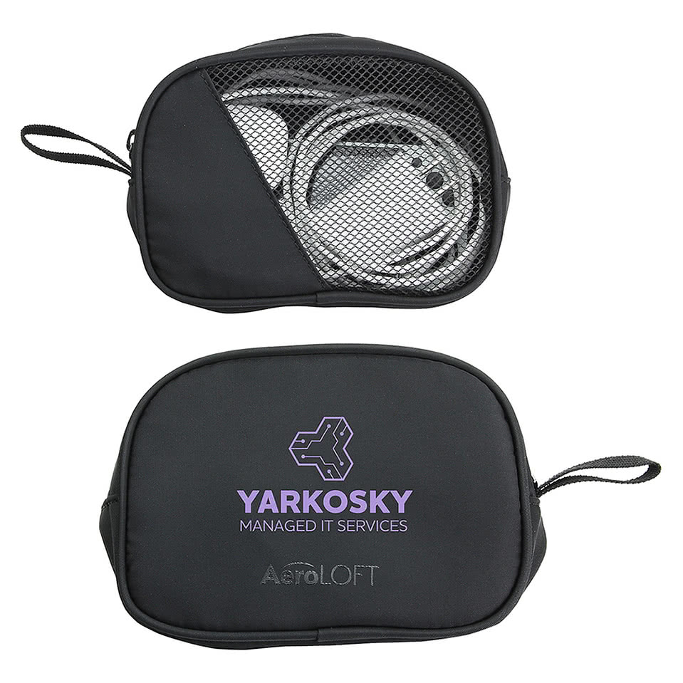 AeroLOFT Jet Black Mesh Tech Organizer