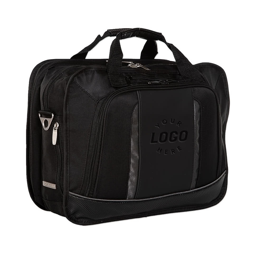 Debossed Velocity 17" Computer Briefcase