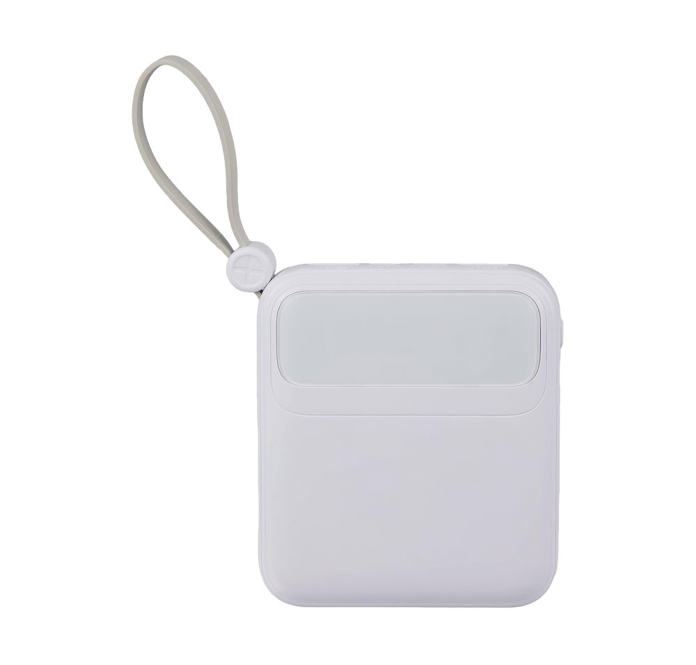 Full Color PWR Boost 10,000 mAh 20W PD Power Bank with Built-In Cables-default