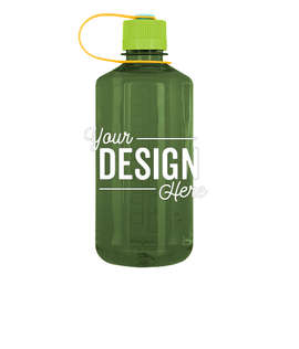 32 oz. Nalgene Tritan Narrow Mouth Water Bottle - Color: Olive / Tahitian Palm / Sunflower / Seaside