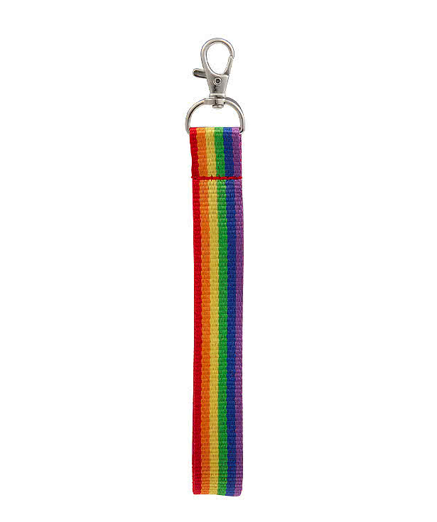 Rainbow Recycled Wrist Lanyard