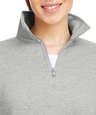 Nautica Women's Anchor Quarter Zip Sweatshirt