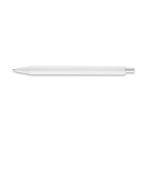 Atlas Recycled Gel Pen (black ink) in TRANSLUCENT WHITE