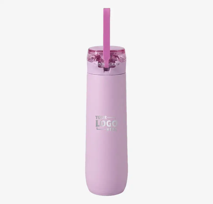 Stanley Laser Engraved 20 oz. Flowstate Spring Water Bottle in Soft Orchid