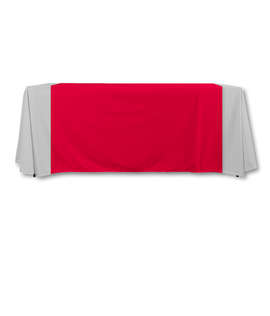 Full Color 57" LazerLine Table Runner - Color: Cherry