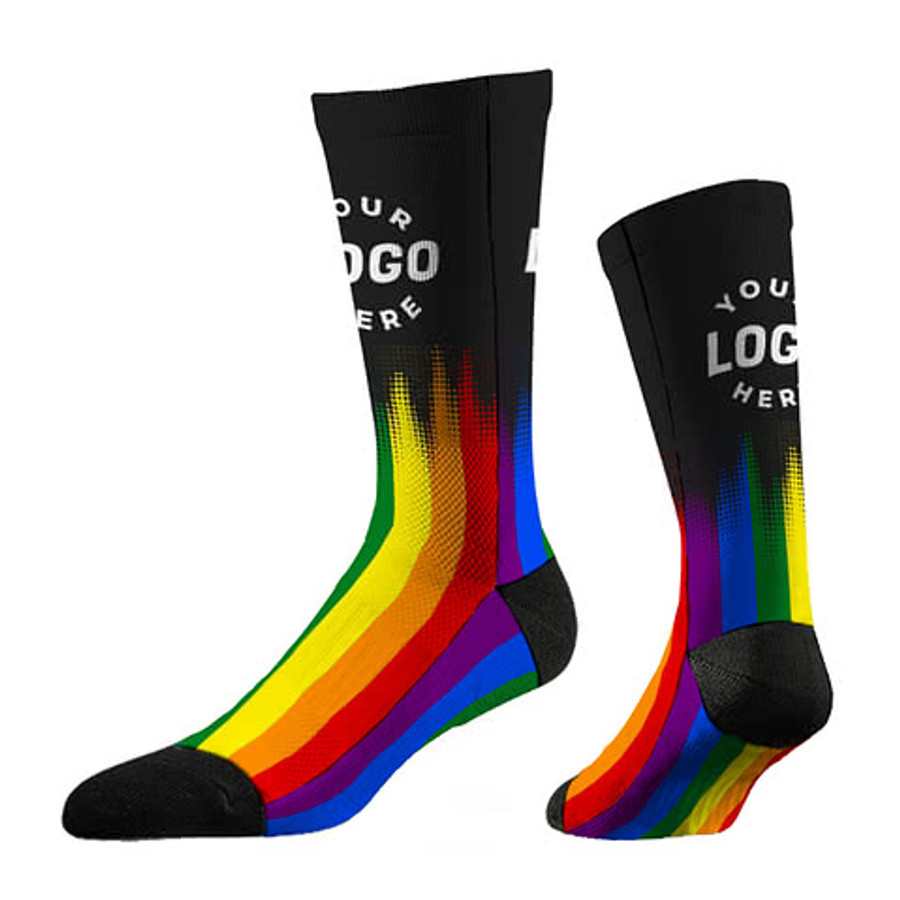 Pride Crew Socks in Rainbow