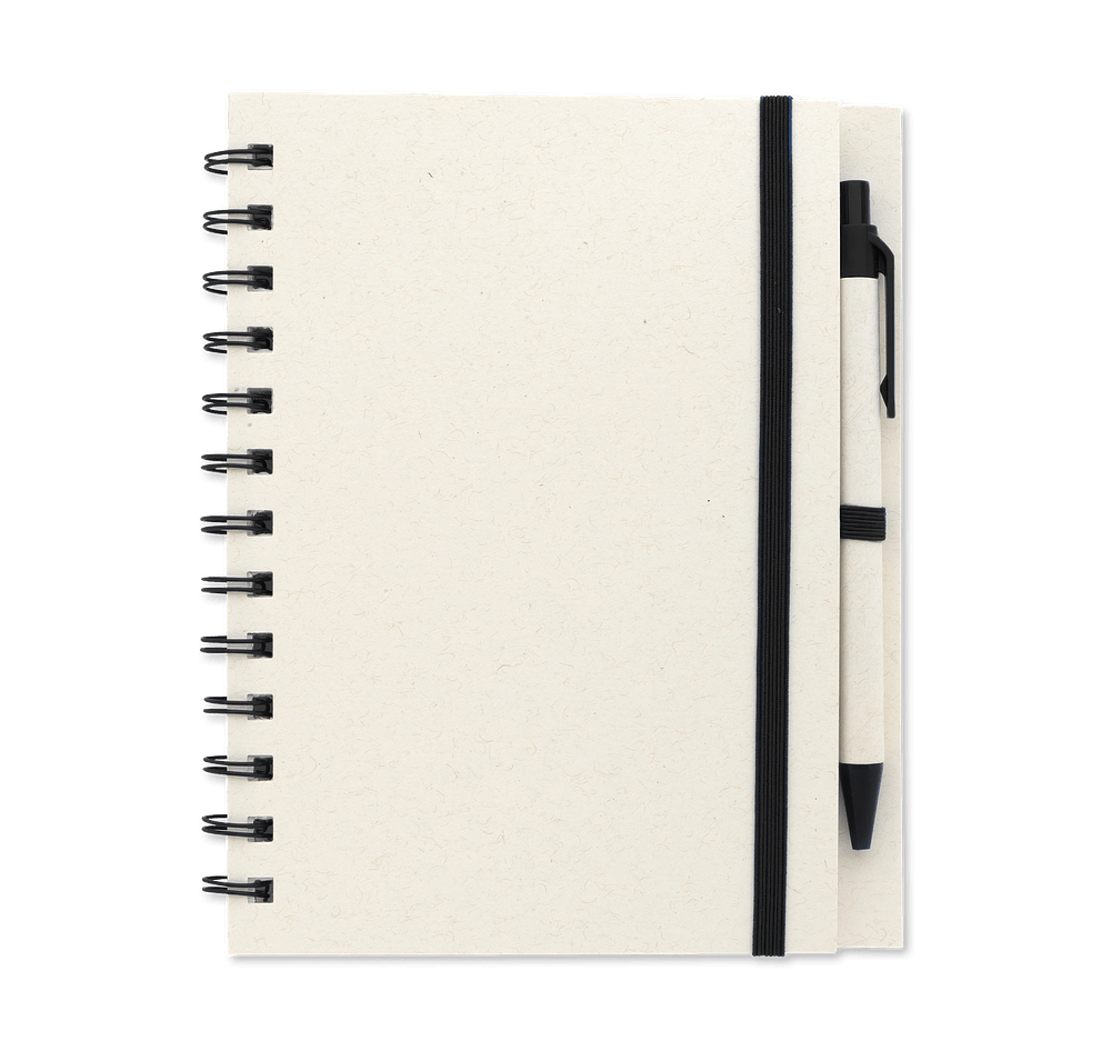 BoC Recycled Spiral Notebook with Pen-default