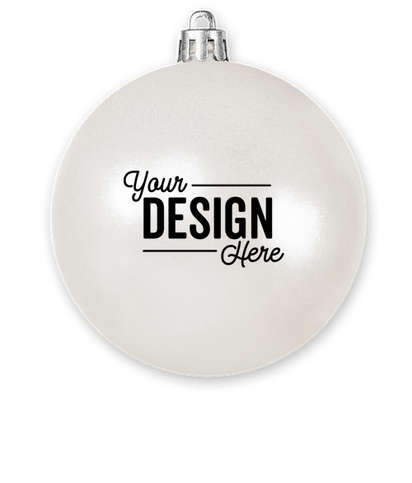Shatterproof Ball Ornament - Satin White