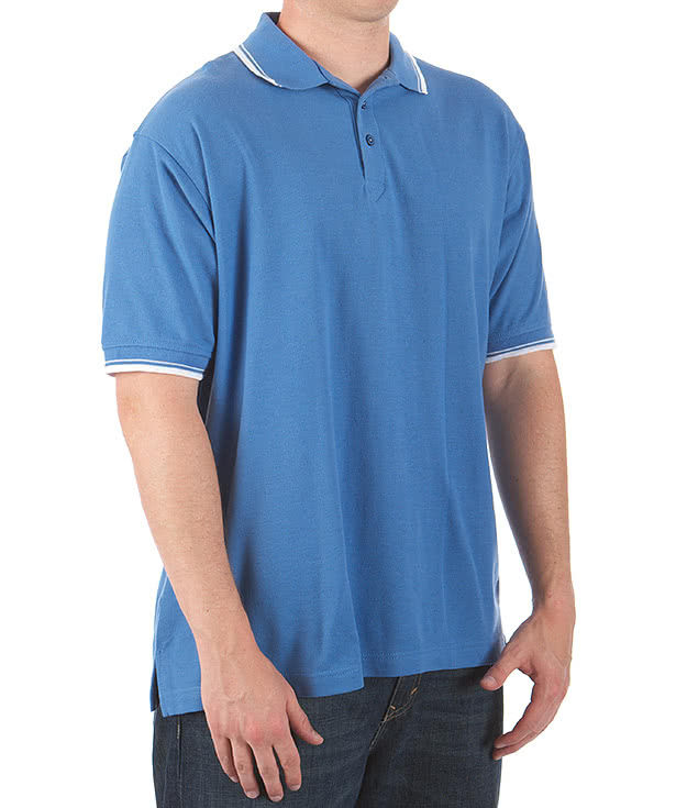 Ultra Club Lightweight Polo w/ Tipped Collar