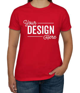 Canada - Gildan Ultra Cotton Women's T-shirt - Color: Red