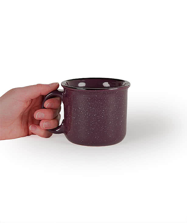 Laser Engraved 14 oz. Ceramic Camper Mug