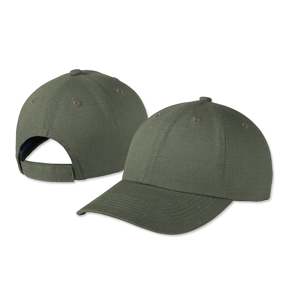 Custom Port Authority Ripstop Baseball Hat - Design Baseball