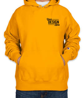 Embroidered Champion Heavyweight Reverse Weave Pullover Hoodie - Color: C Gold