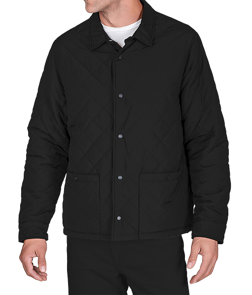 Fossa Apparel Diverge Reversible Insulated Jacket in Black
