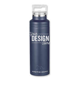 20 oz. Arctic Zone Copper Vacuum Insulated Water Bottle - Color: Navy