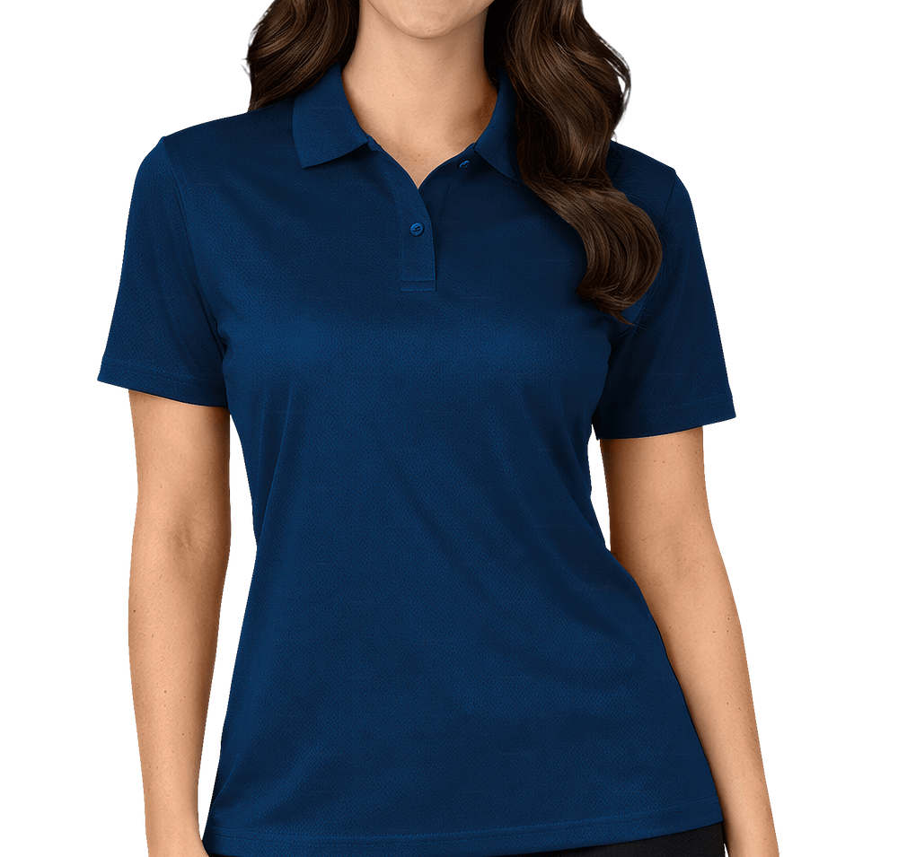Blue Generation Women's BLU-X-DRI Avenger Pique Performance Polo - Printed-default