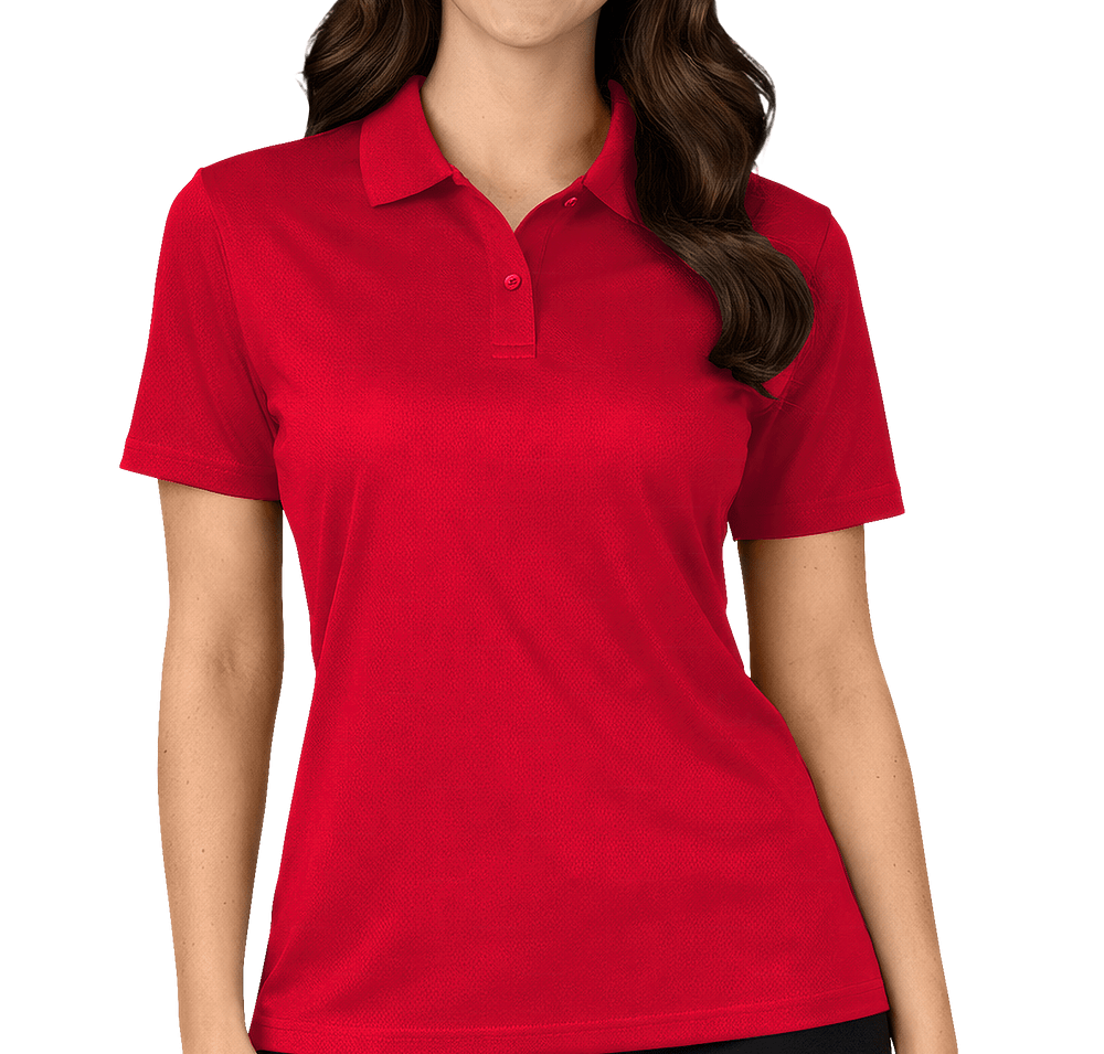 Blue Generation Women's BLU-X-DRI Avenger Pique Performance Polo - Printed-default