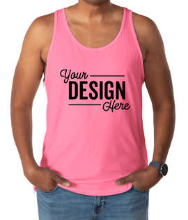 Bella + Canvas Jersey Tank - Color: Neon Pink
