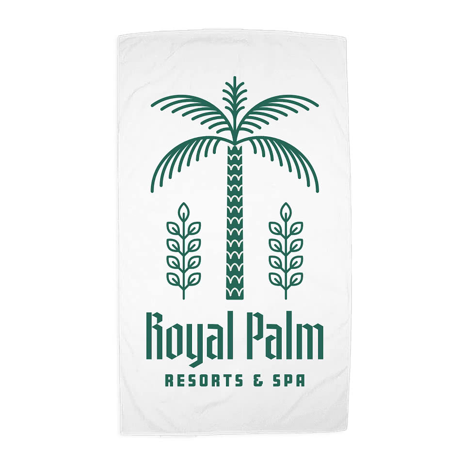 Towel Specialties Superior Weight White Beach Towel
