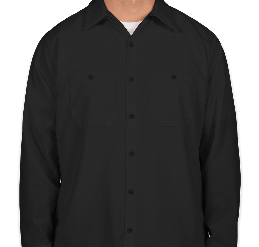 Red Kap Long Sleeve Industrial Work Shirt-default