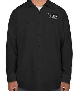 Canada - Red Kap Long Sleeve Industrial Work Shirt - Color: Black