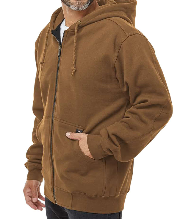 Dri Duck Crossfire Heavyweight Power Fleece Zip Hoodie - Printed