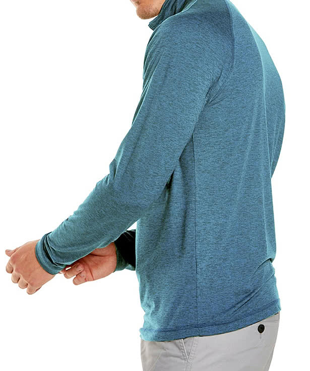 Storm Creek Tall Pacesetter Recycled Performance Quarter Zip Shirt