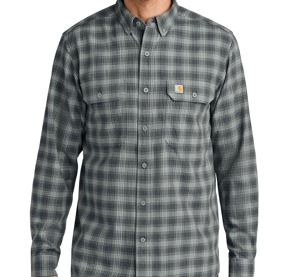Carhartt Rugged Flex Plaid Long Sleeve Work Shirt-default