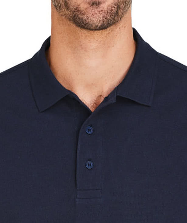 Harriton Valiant Cotton Snag Protect Pique Polo