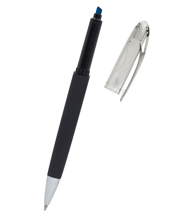 Nori Sleek Write Highlighter and Ballpoint Pen (black ink)