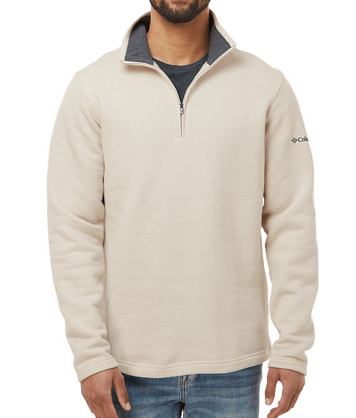 Columbia Great Hart Mountain III Half-Zip Pullover in Dark Stone Heather
