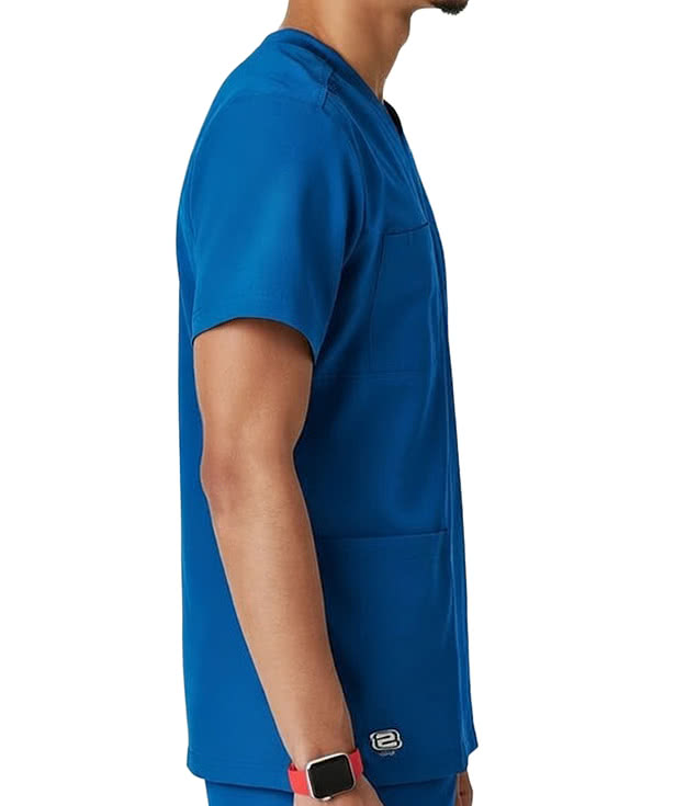Skechers by Barco Thesis Recycled 3-Pocket Round Neck Scrub Top