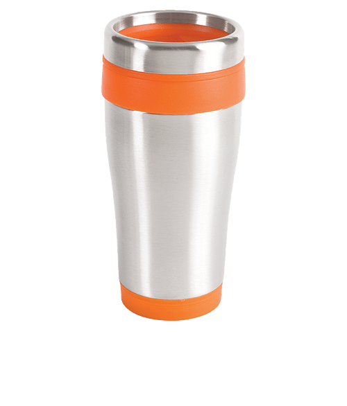 16 oz. Blue Monday Insulated Travel Tumbler in ORANGE