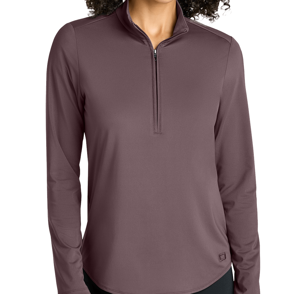 OGIO Women's Regain Recycled UPF 50+ Half Zip Pullover-default