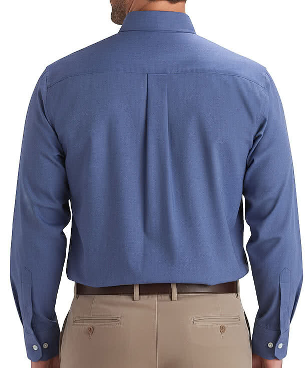 Edwards Oxford Long Sleeve Easy Care Dress Shirt