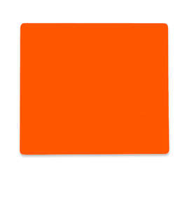 Full Color Fabric Surface Mouse Pad - Color: Orange