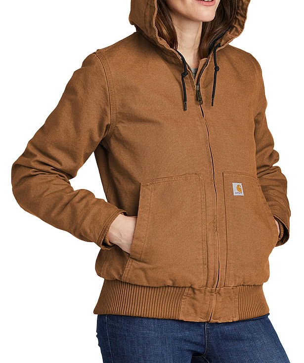 Custom Carhartt Women's Washed Duck Active Jacket - Design Work