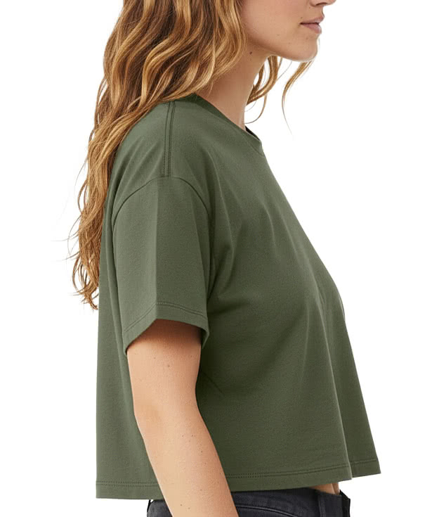Bella + Canvas  Women's Jersey Cropped T-shirt