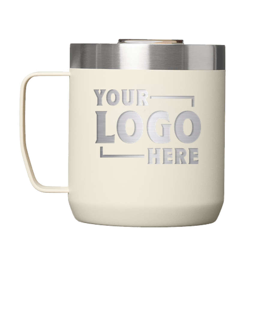 Stanley Laser Engraved 12 oz. Legendary Camp Mug in Cream Matte