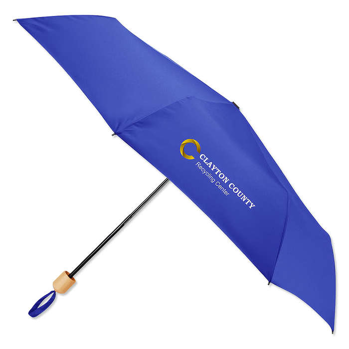 41" Arc Recycled Umbrella with Bamboo Handle