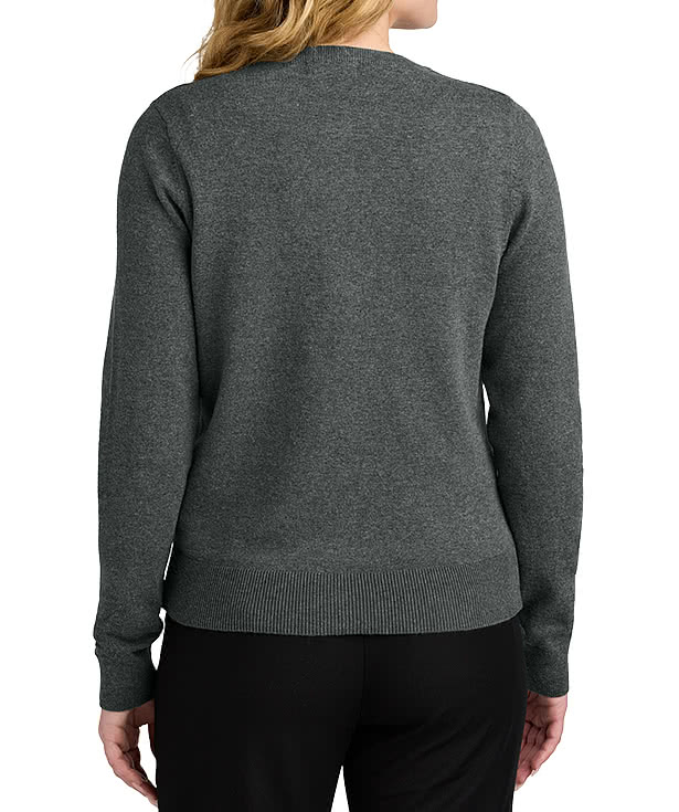Port Authority Women’s Easy Care Crewneck Button-Front Cardigan
