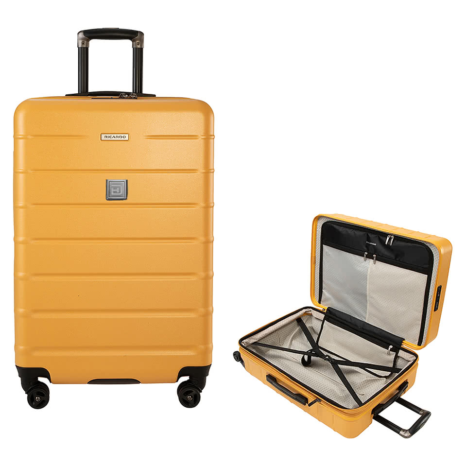 Laser Engraved Ricardo Cambria 24" Hardside Check-In Expandable Suitcase