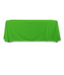 Full Color 6' LazerLine Throw Tablecloth - Color: Shamrock
