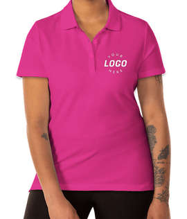 Clique by Cutter & Buck Women's Addison Cotton Pique Polo - Color: Ribbon Pink