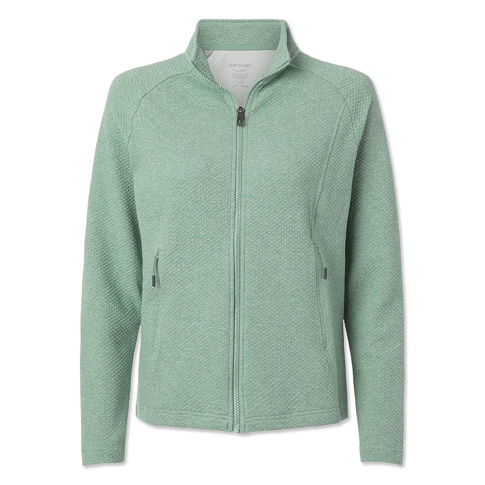 North End Women's Spirit Textured Full Zip Jacket