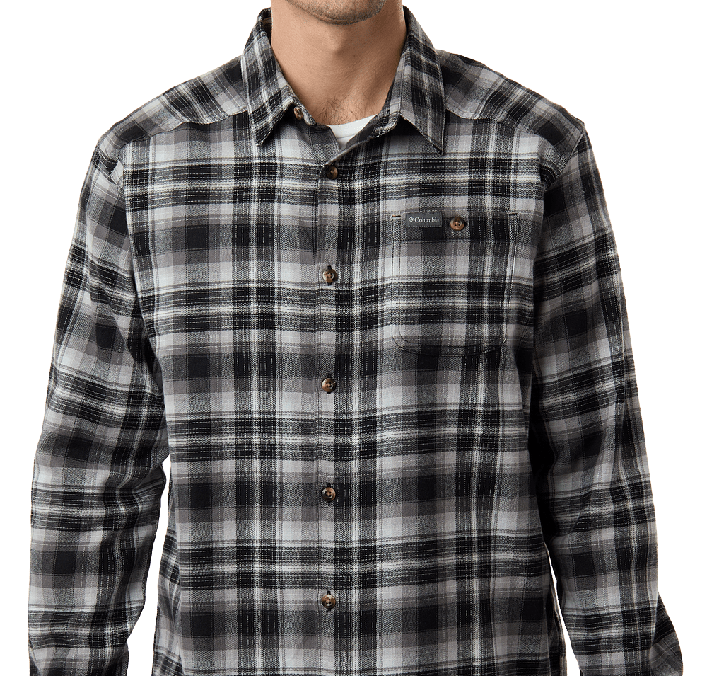 Columbia Cornell Woods Plaid Flannel Long Sleeve Shirt-default