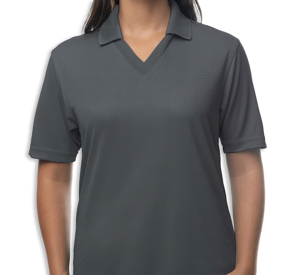 Blue Generation Women's BLU-X-DRI Textured Mesh Performance Polo - Embroidered-default